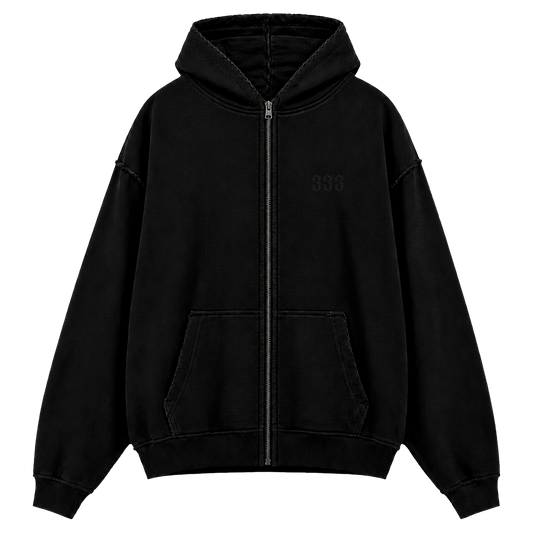 333BASIC ZIP HOODIE